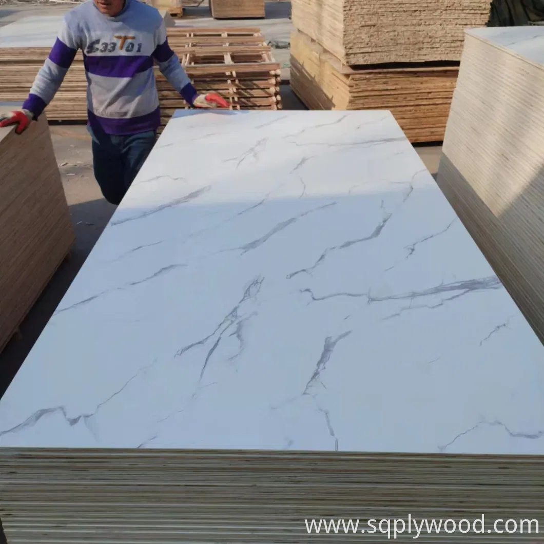 1/2" (12mm) 3/4" (18mm) White Melamine Overlay Laminate Faced Plywood